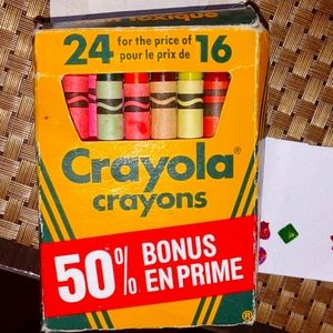 1980s Crayola crayons very rare
